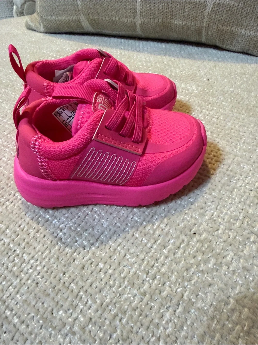 Hey Dude Kids Hot Pink Slip-On Sneakers